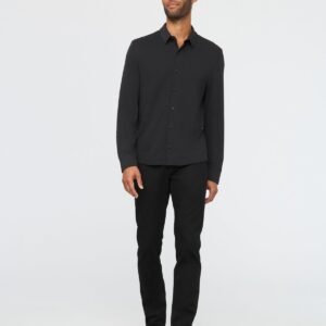 C-MCJS1735-Knit_Button_Down_Air_Flow_Pique-Black_0562