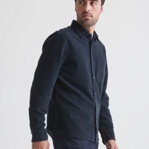 No Sweat Moleskin Shirt - Navy