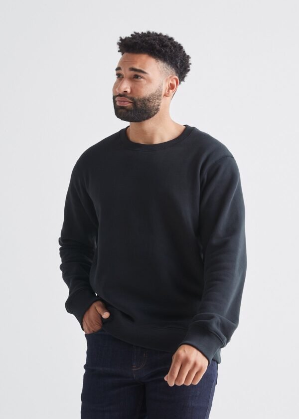 Brushed Terry Performance Crew - Black