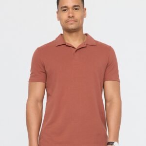 Air Flow Pique Performance Polo - Rust